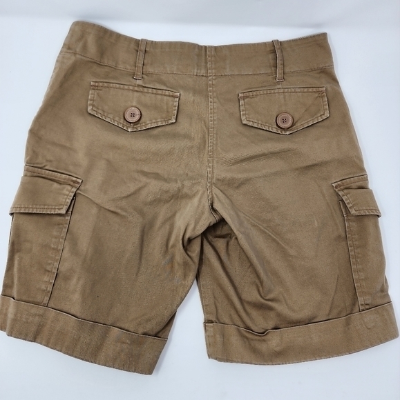The Limited Women's Tan Drew Fit Cargo Size 6 Shorts - Picture 2 of 9